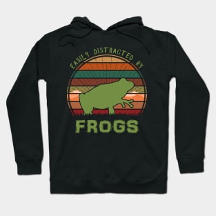 Easily Distracted By Frogs Hoodie